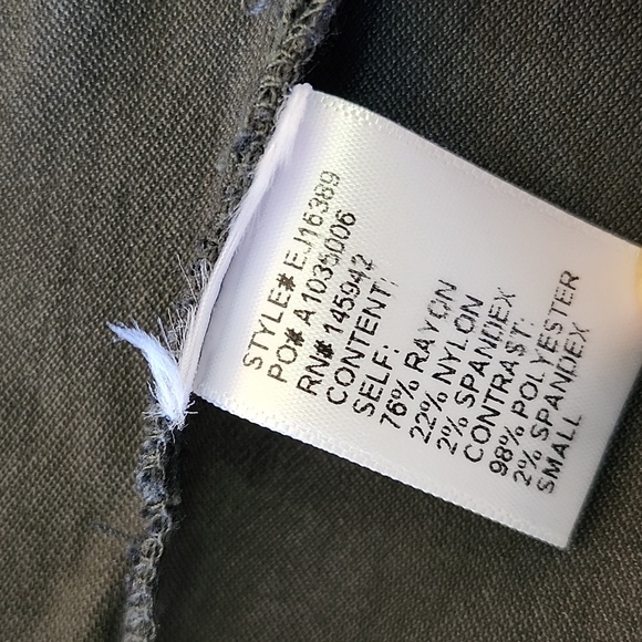 EDEN SOCIETY Women's Holly Contrast Hood Cargo  Jacket Dark Gray Utility - Picture 7 of 8